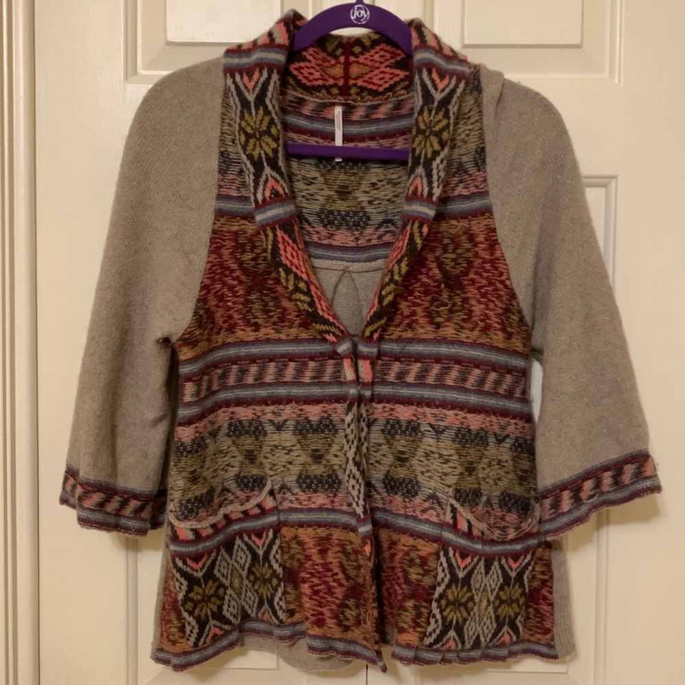 Free People wool cardigan